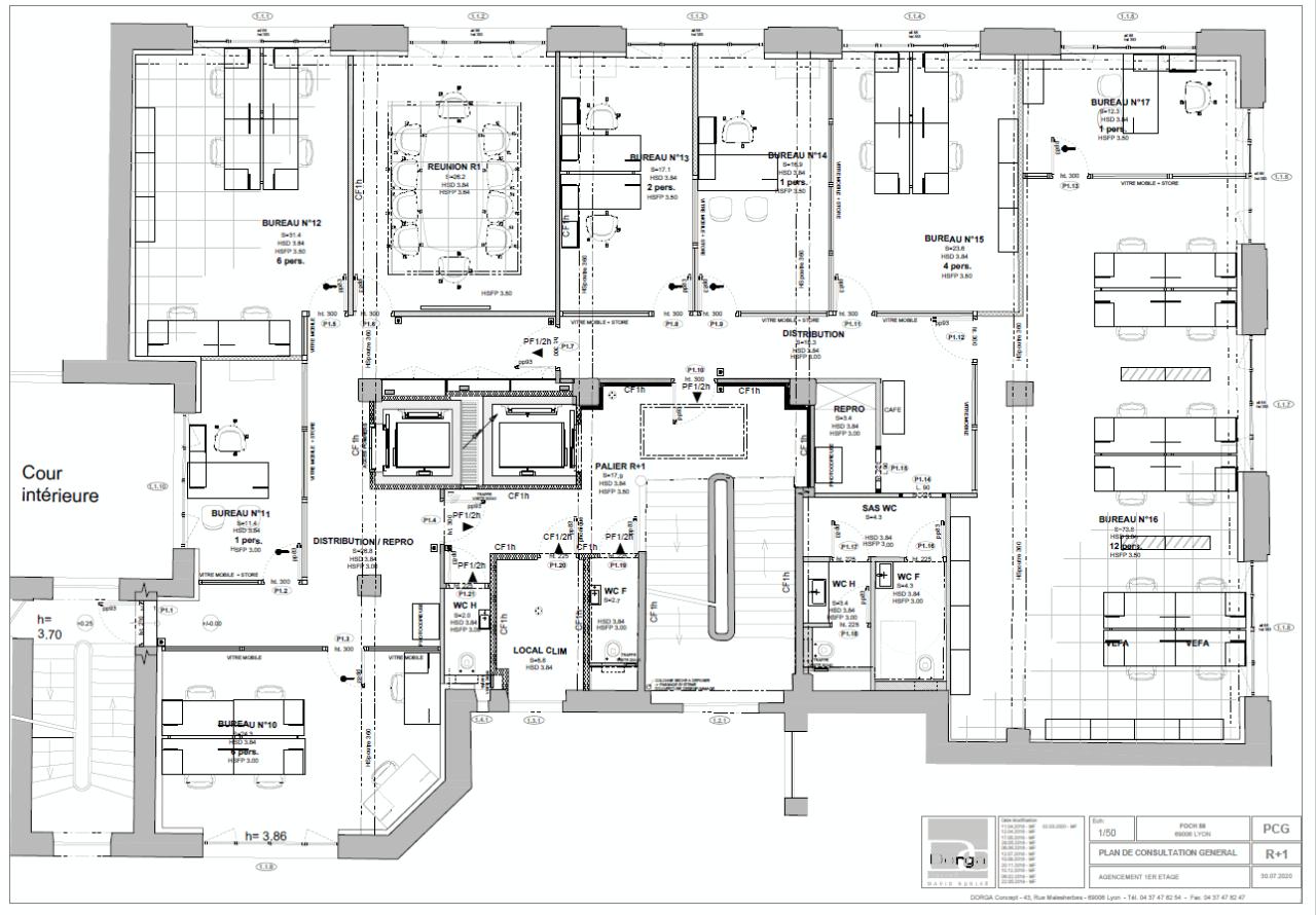 Bureau Lyon 466m² Location bureau Lyon Rhône OLBUR2533126 19